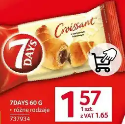 Selgros Croissant 7Days różne rodzaje oferta