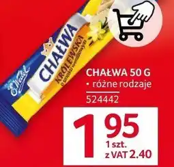 Selgros Chałwa różne rodzaje Selgros oferta