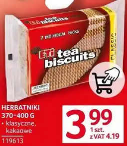 Selgros Herbatniki ETI klasyczne, kakaowe oferta