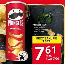 Selgros Chipsy Pringles różne rodzaje oferta