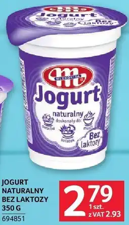 Selgros Jogurt naturalny bez laktozy Mlekovita oferta