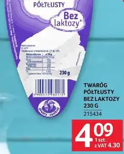 Selgros Twaróg półtłusty bez laktozy Mlekovita oferta