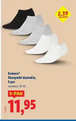 Lidl Skarpetki damskie Esmara oferta