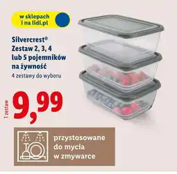 Lidl Zestaw pojemników SilverCrest oferta