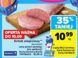 Carrefour Market Schab bez kości Carrefour oferta