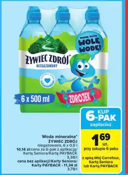 Carrefour Market Woda mineralna Żywiec zdrój oferta