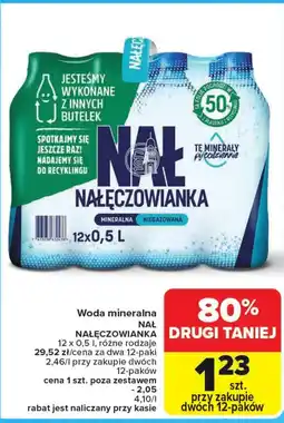 Carrefour Market Woda mineralna Nałęczowianka oferta