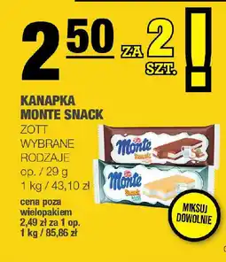 EuroSPAR Kanapka monte snack zott oferta