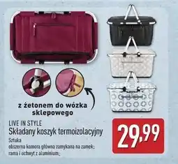 ALDI Koszyk termoizolacyjny Live In Style oferta