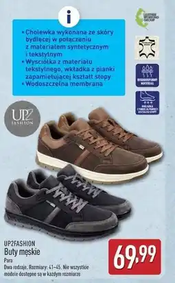 ALDI Buty męskie 41-45 Up2Fashion oferta