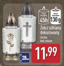 ALDI Znicz szklany dekorowany oferta