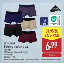 ALDI Bokserki męskie m-xxl Up2Fashion oferta