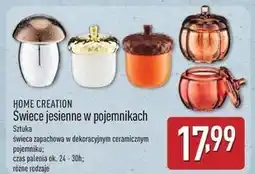 ALDI Świeca jesienna z pojemniku Home Creation oferta