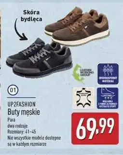 ALDI Buty męskie 41-45 Up2Fashion oferta