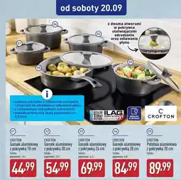 ALDI Patelnia aluminiowa 28 cm Crofton oferta