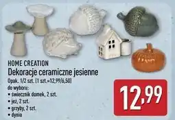 ALDI Świecznik dynia Home Creation oferta