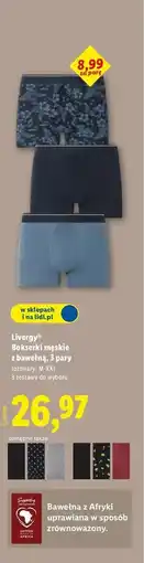 Lidl Bokserki m-xxl Livergy oferta