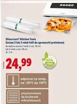Lidl Rolki folii do pakowarki próżniowej Silvercrest oferta