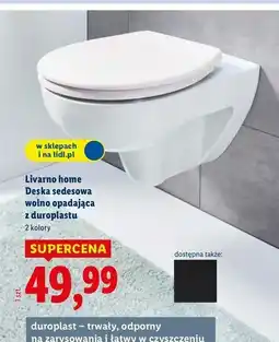 Lidl Deska sedesowa wolnoopadająca Livarno Home oferta