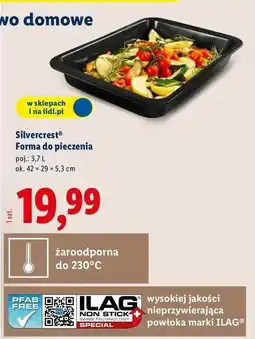 Lidl Forma do pieczenia 42 x 29 5.3 cm Silvercrest oferta