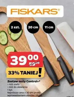 Netto Zestaw noży control+ 20 cm + 11 Fiskars oferta
