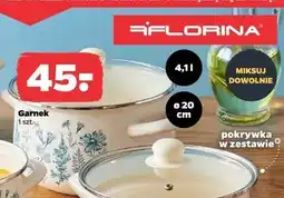 Netto Garnek z pokrywką emaliowany 20 cm Florina (Florentyna) oferta