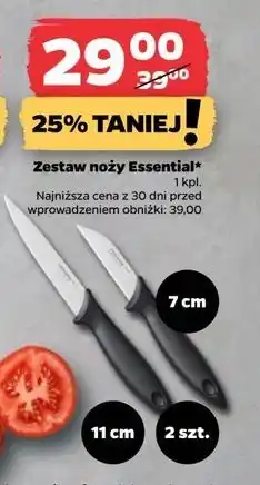 Netto Zestaw 2 noży essential Fiskars oferta