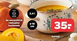 Netto Garnek emaliowany z pokrywą 16 cm Florina (Florentyna) oferta