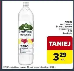 Globi Woda z nutą maliny i cytryny Żywiec Zdrój Naturals oferta