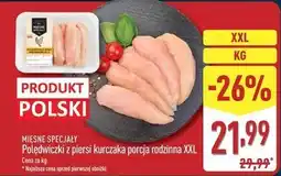 ALDI Polędwiczki z piersi kurczaka Mięsne Specjały Zawsze Świeże (Aldi) oferta