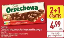 ALDI Czekolada mleczna z orzechami laskowymi Choceur oferta