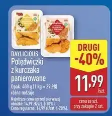 ALDI Polędwiczki z kurczaka pikantne Daylicious oferta
