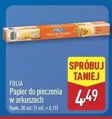ALDI Papier do pieczenia Folia oferta