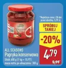 ALDI Papryka konserwowa All Seasons oferta