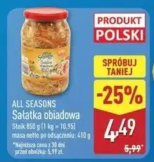 ALDI Sałatka obiadowa All Seasons oferta
