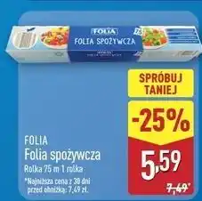 ALDI Folia spożywcza 75 m oferta