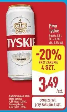 ALDI Piwo Tyskie Gronie oferta