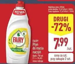 ALDI Płyn do mycia naczyń lemon Fairy oferta
