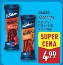 ALDI Kabanosy słodka papryka Krakus Animex oferta