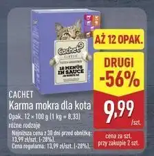 ALDI Karma dla kota mięso w galarecie Cachet oferta