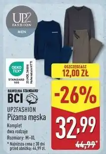 ALDI Piżama męska m-xl Up2Fashion oferta
