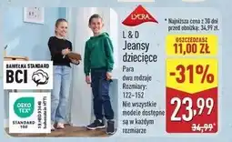 ALDI Jeansy dziecięce 122-152 L&D oferta