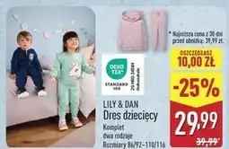 ALDI Dres dziecięcy 86/92-110/116 Lily & Dan oferta