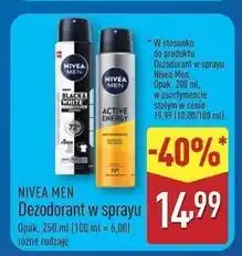 ALDI Dezodorant Nivea Men Active Energy oferta