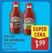 ALDI Sok pomidorowy z selerem naciowym Dawtona oferta