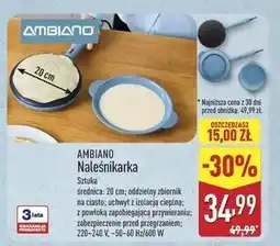 ALDI Naleśnikarnia 20 cm Ambiano oferta