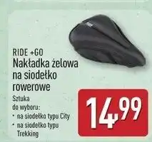 ALDI Nakładka żelowa na siodełko rowerowe trekking Ride +Go oferta