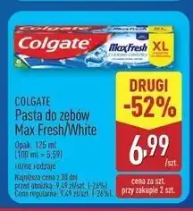 ALDI Pasta do zębów white crystals Colgate Max White oferta