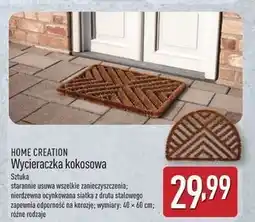 ALDI Wycieraczka 40 x 60 cm kokosowa Home Creation oferta