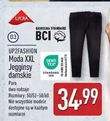 ALDI Jegginsy damskie 50/52-58/60 Up2Fashion oferta